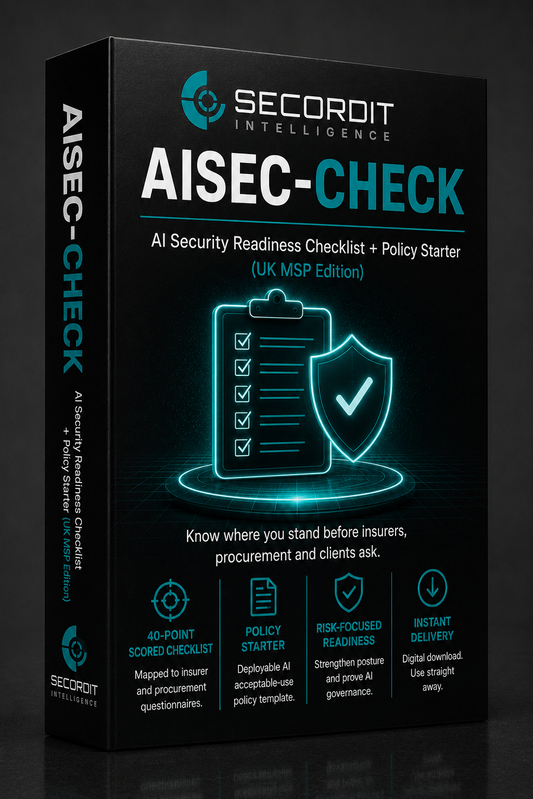 AISEC-CHECK: AI Security Readiness Checklist + Policy Starter