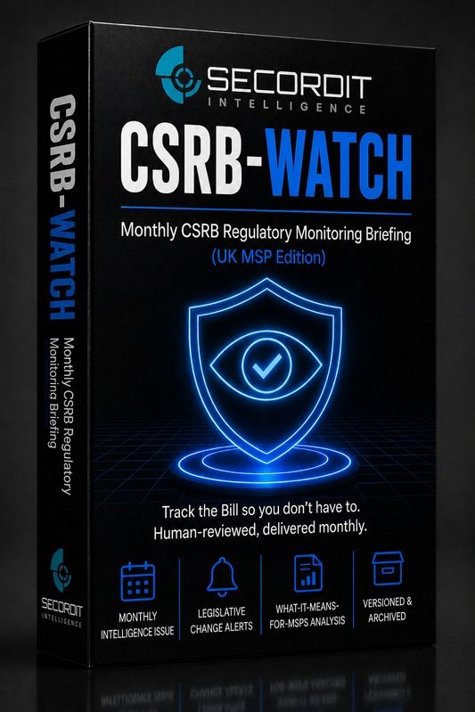 CSRB-WATCH: Monthly Regulatory Intelligence Briefing (12-Issue Annual Subscription)