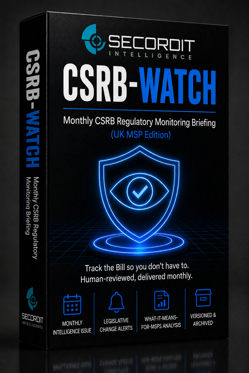 CSRB-WATCH Monthly Intelligence Subscription